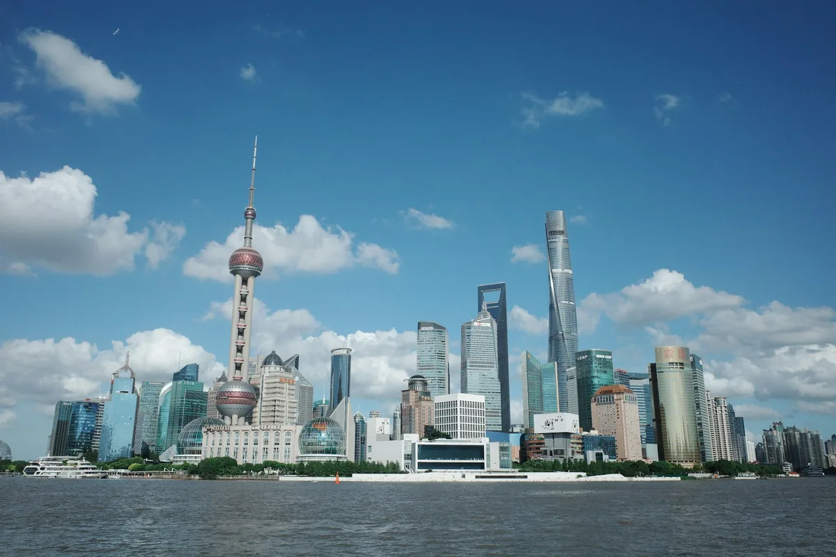 Shanghai skyline across the Huangpu River